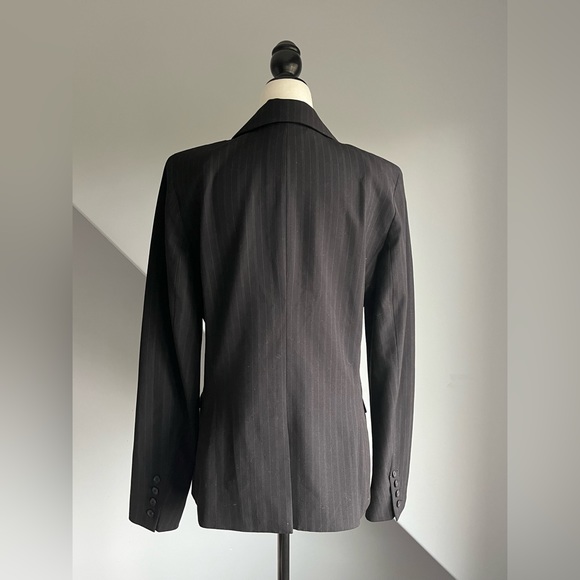 CALVIN KLEIN Pinstripe Black Blazer - Picture 5 of 6